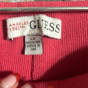 Guess drawstring pants size large